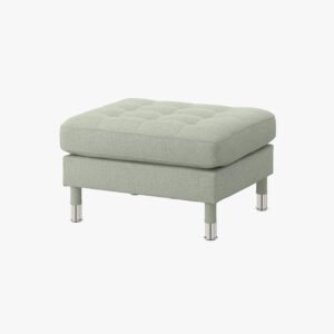 Footstool, Gunnared light green/metal