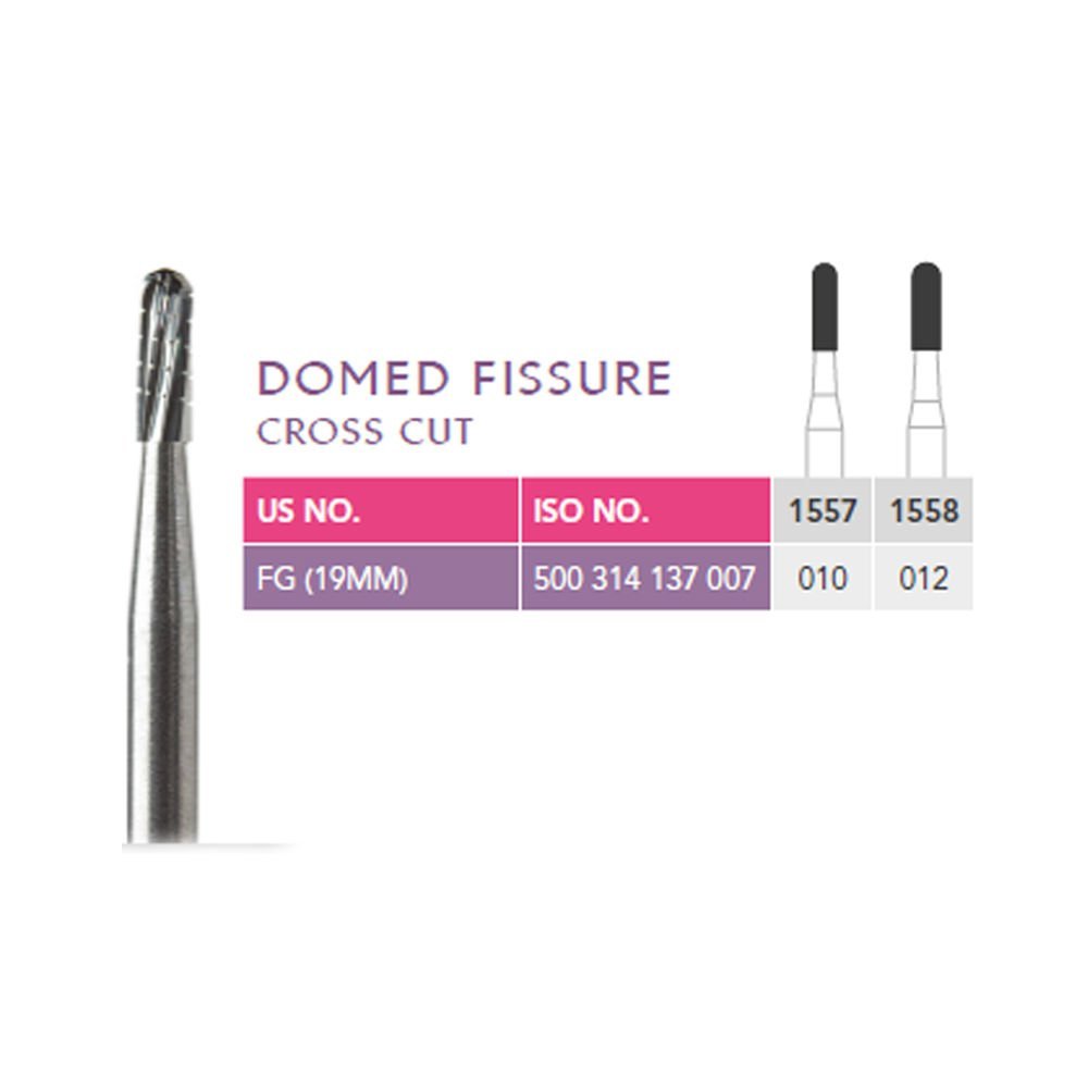 Prima Dental Domed Fissure Bur (Cross Cut)