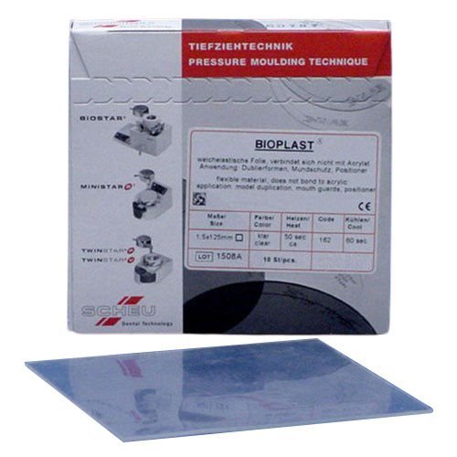 Scheu Bioplast Square 2.0 x 125 mm Clear 10/pk - 3184