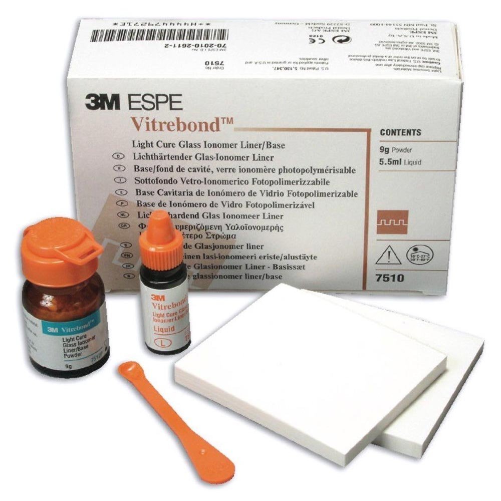 3m Espe Vitrebond Light Cure Glass Ionomer Liner/Base - Intro Kit