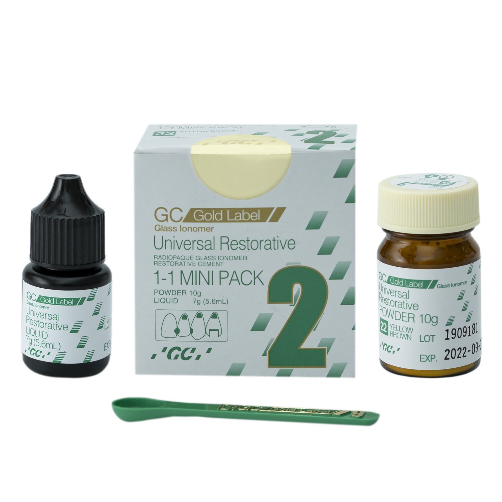 GC Gold Label Type 2 Mini Pack Restorative Cement 1