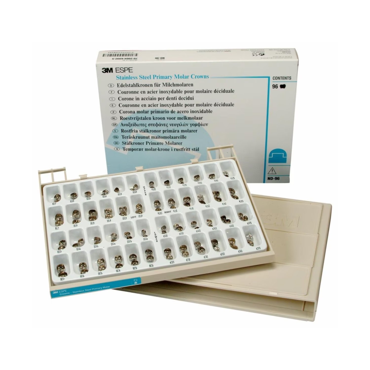 3M ESPE Stainless Steel Crown Primary Molar Intro Kit ND96