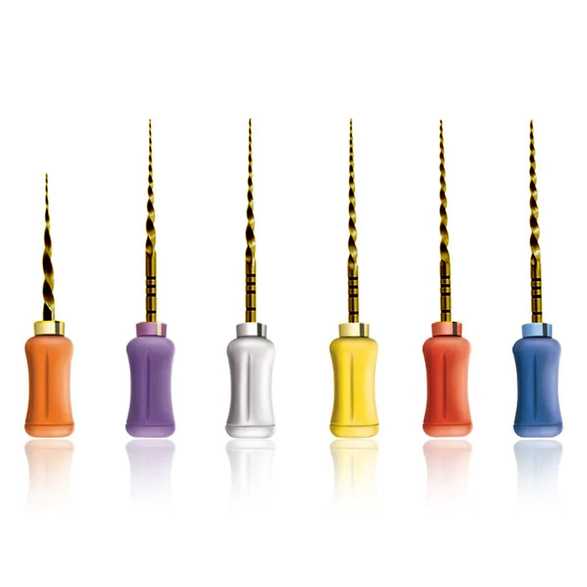 SuperEndo Gold Hand Protaper Files (Pack Of 6)