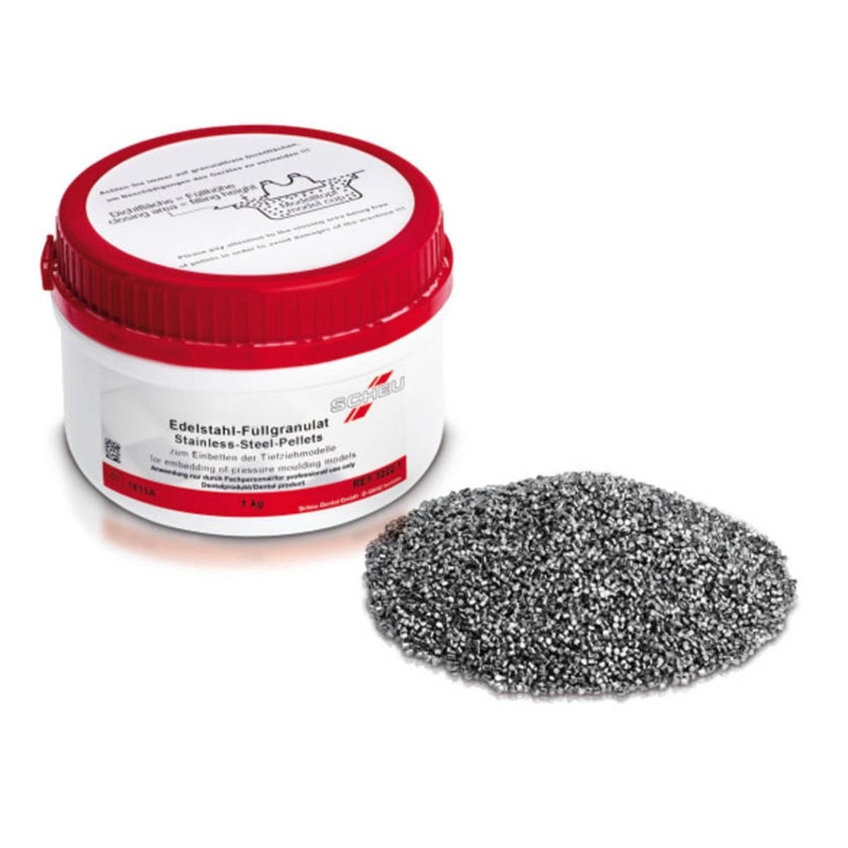 Scheu Stainless Steel Pellets 1 Kg - 3222