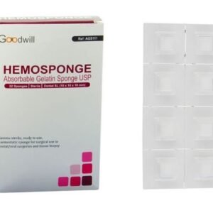 Goodwill Hemosponge 10x10x10 MM Absorbable Gelatin Sponge 32/pk - AGS111