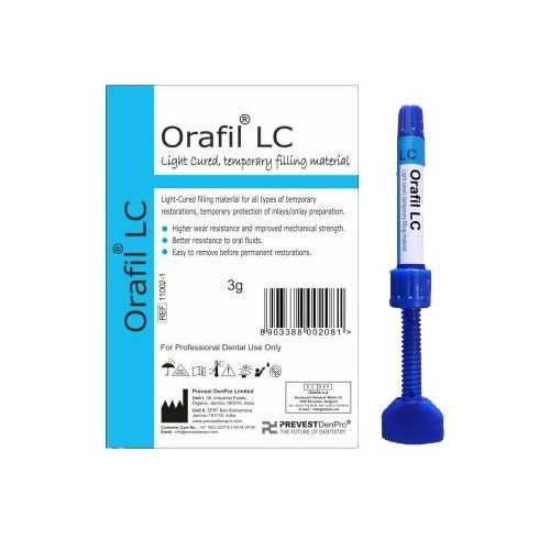 Prevest DenPro Orafil LC Light Cure Temporary Filling Material