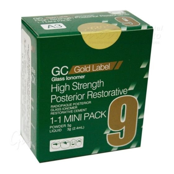 GC Fuji Gold Label Type 9 Posterior Restorative Cement Mini Pack