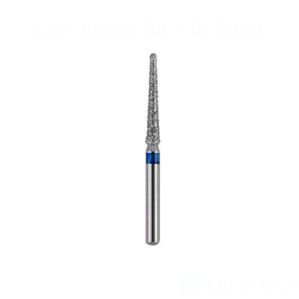 Microdont Taper Round FG Diamond Burs - TR Series