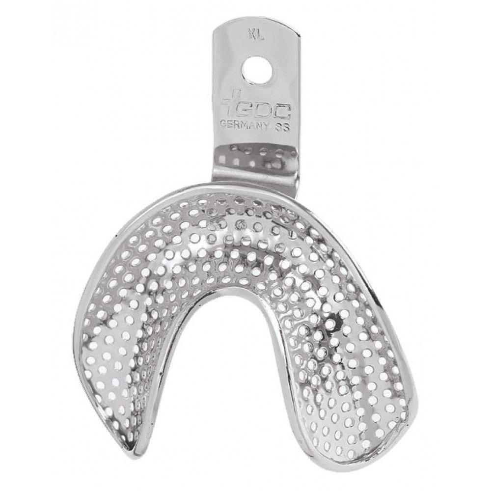 GDC Edentulous Perforated Impression Tray Lower #1 (ITRLEDPL1)