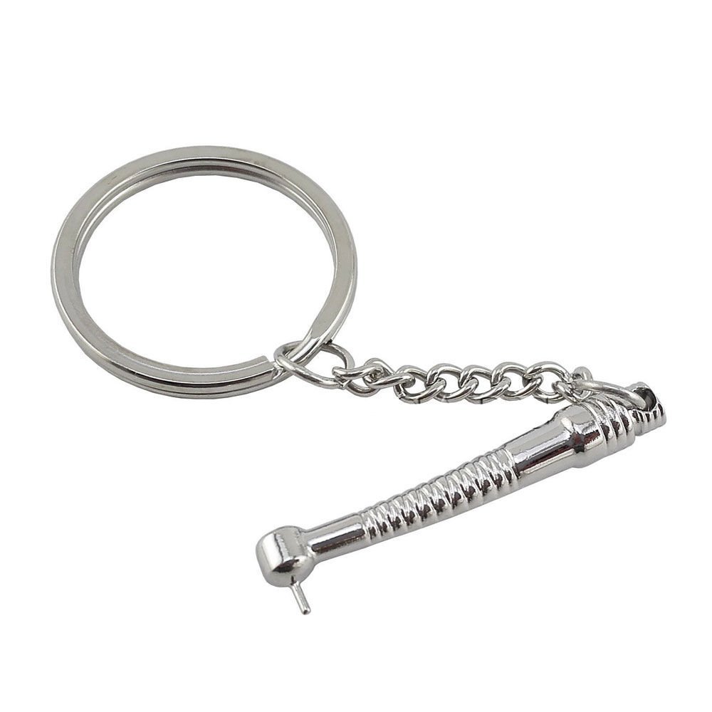 Dental Silver Airotor Key Chain
