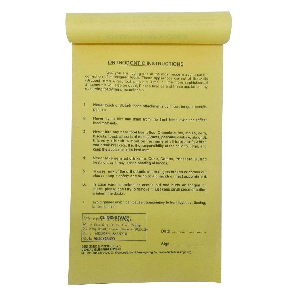 Indian Orthodontic Instruction Manual (In English)