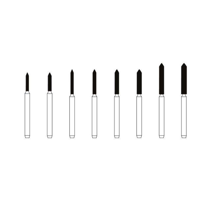 Microdont Straight Torpedo FG Diamond Burs - SO Series