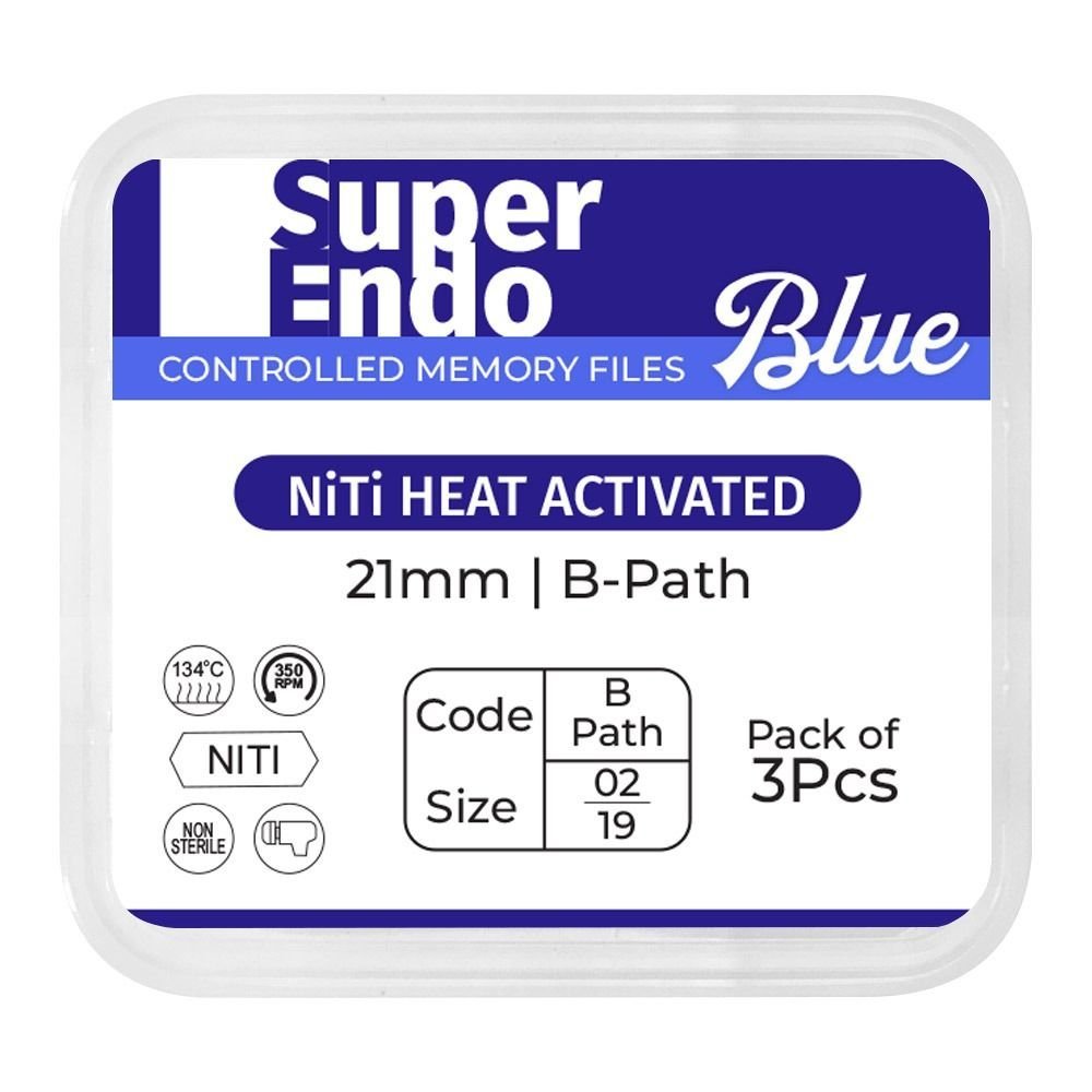 SuperEndo Blue Files 21mm (Pack of 3)