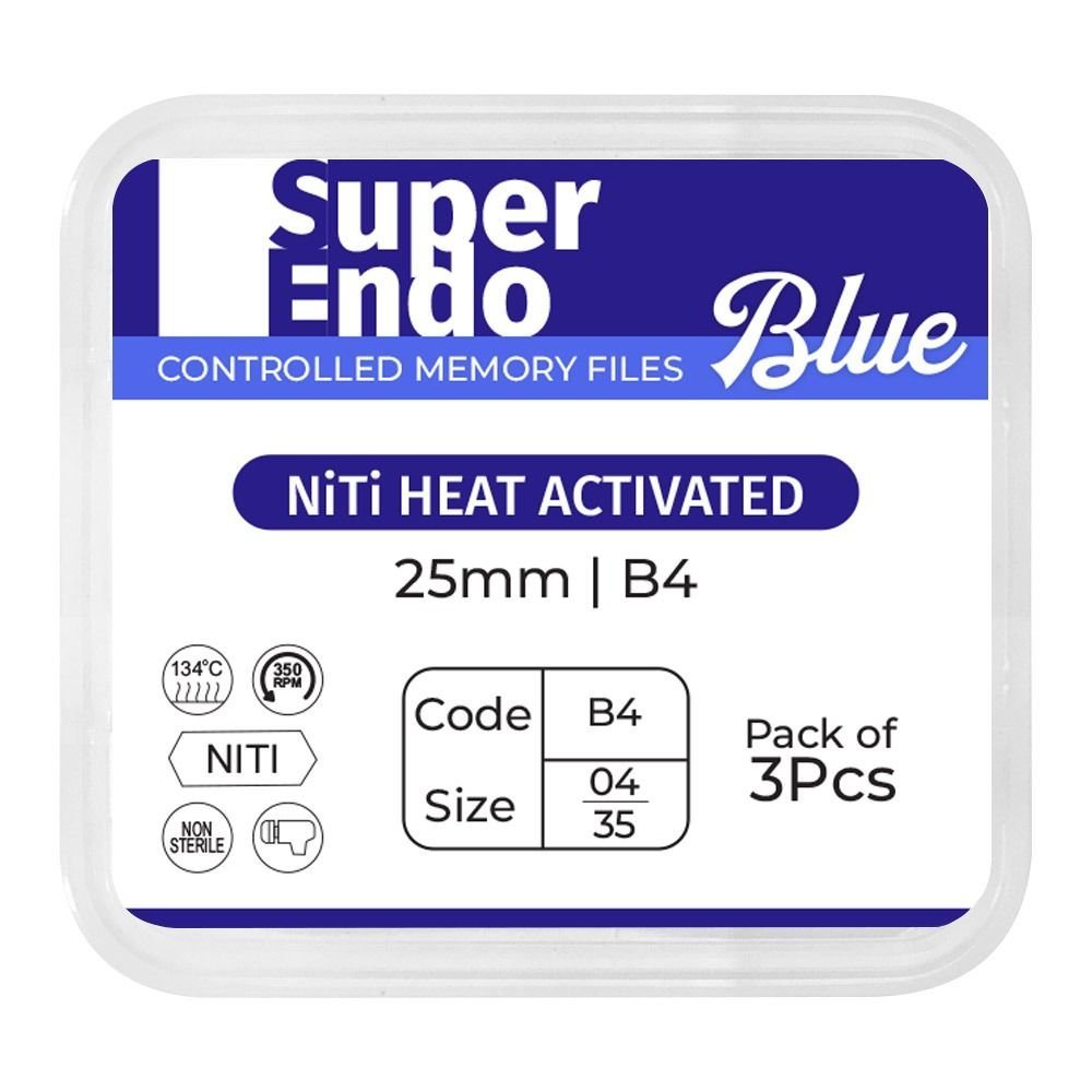 SuperEndo Blue Files 25mm (Pack of 3)